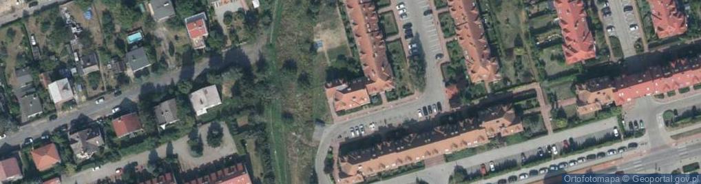 Zdjęcie satelitarne Robaka, ks. ul.