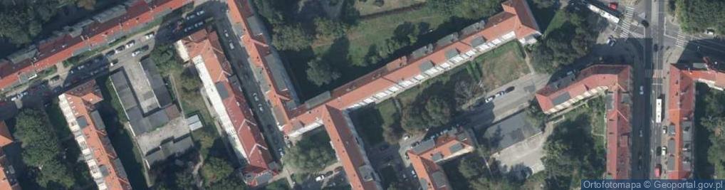 Zdjęcie satelitarne Rodziewiczówny Marii ul.