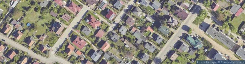 Zdjęcie satelitarne Równoległa ul.