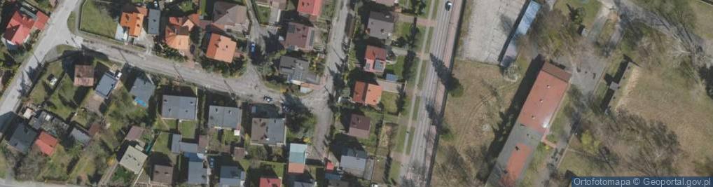 Zdjęcie satelitarne Różana ul.