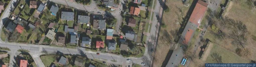 Zdjęcie satelitarne Różana ul.