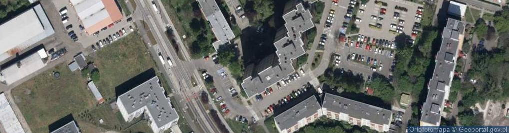 Zdjęcie satelitarne Rogowska ul.