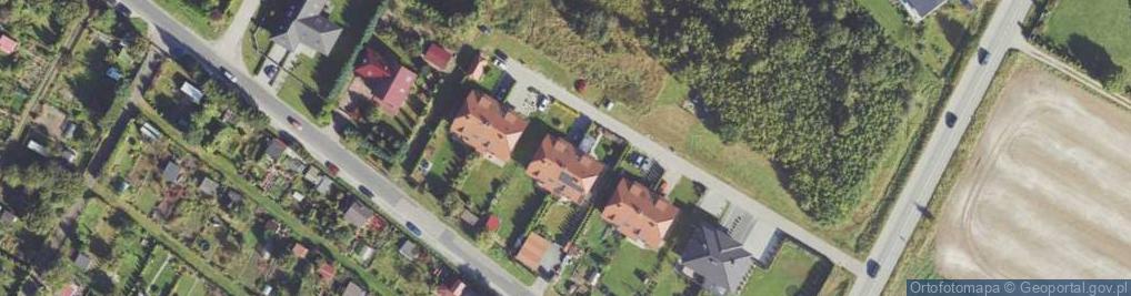 Zdjęcie satelitarne Rubinowa ul.