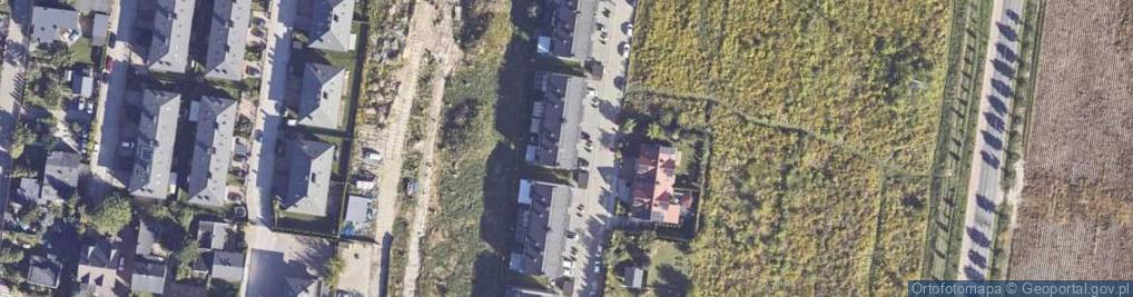Zdjęcie satelitarne Rubinowa ul.