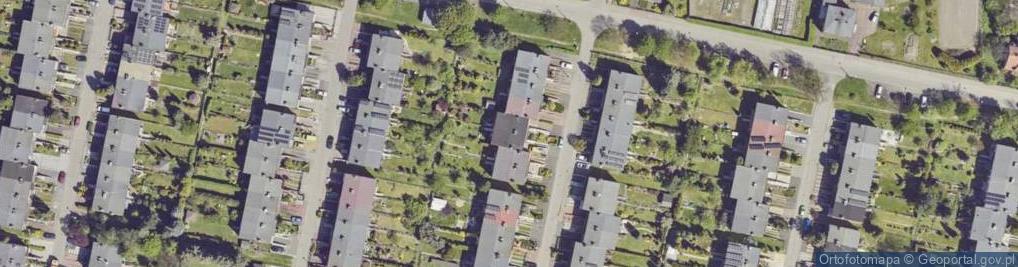 Zdjęcie satelitarne Rubinowa ul.