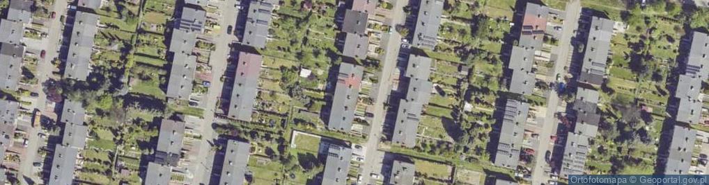 Zdjęcie satelitarne Rubinowa ul.