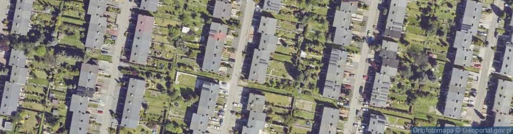 Zdjęcie satelitarne Rubinowa ul.