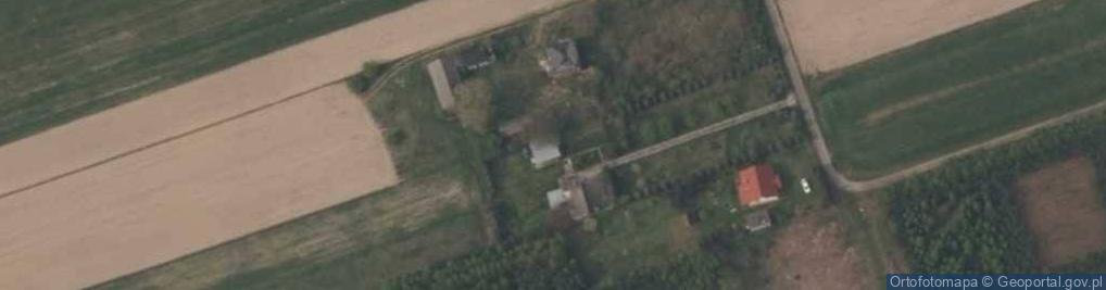 Zdjęcie satelitarne Rusiec-Kolonia ul.