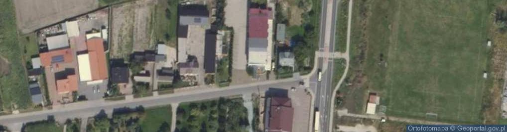 Zdjęcie satelitarne Russów ul.
