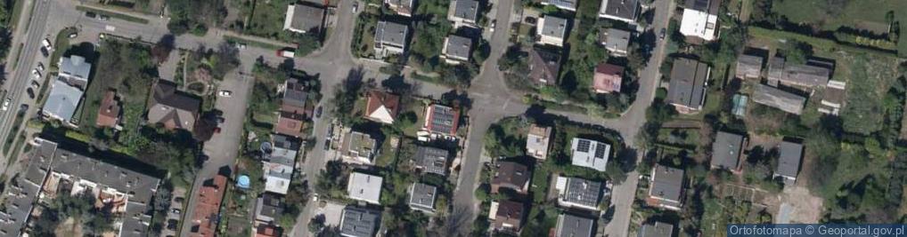 Zdjęcie satelitarne Rubinowa ul.
