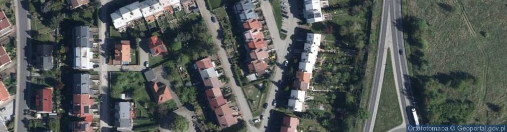 Zdjęcie satelitarne Rubinowa ul.