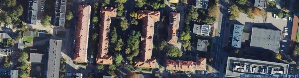 Zdjęcie satelitarne Rybnicka ul.