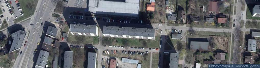 Zdjęcie satelitarne Rysownicza ul.