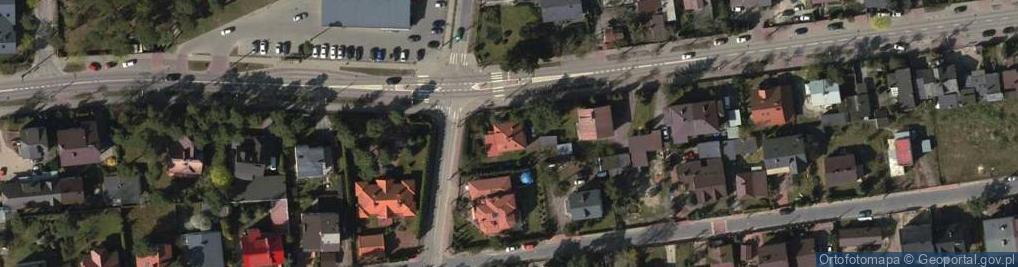 Zdjęcie satelitarne Rycerska ul.