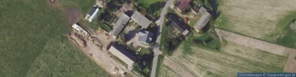 Zdjęcie satelitarne Rysiny-Kolonia ul.