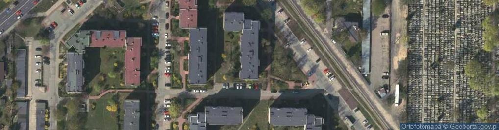 Zdjęcie satelitarne Rzeckiego ul.