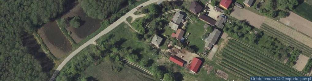 Zdjęcie satelitarne Rzeczyca Ziemiańska-Kolonia ul.