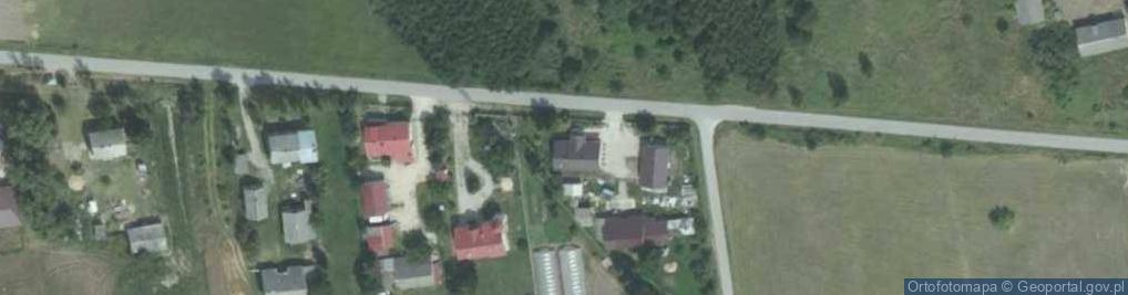 Zdjęcie satelitarne Rzędów ul.