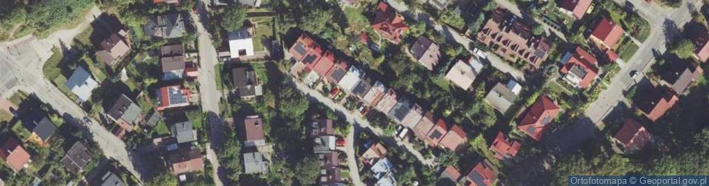 Zdjęcie satelitarne Saperów ul.