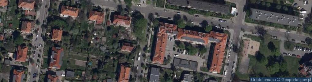 Zdjęcie satelitarne Saperska ul.