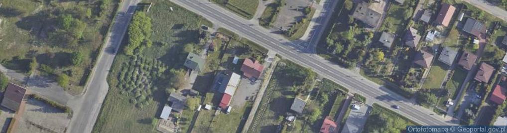 Zdjęcie satelitarne Sandomierska ul.