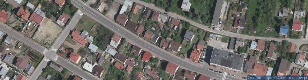 Zdjęcie satelitarne Sandomierska ul.