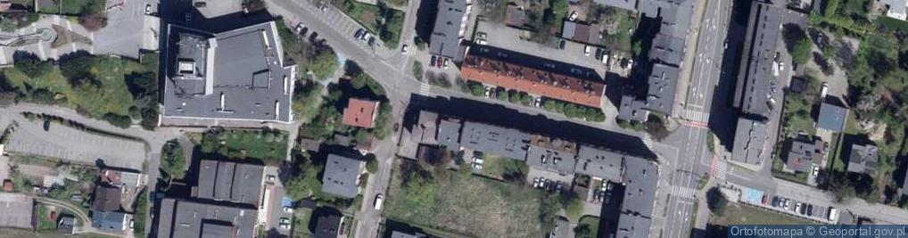 Zdjęcie satelitarne Saint Vallier ul.