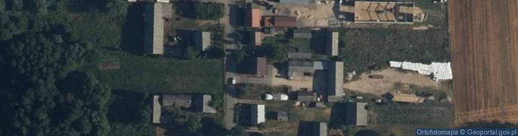 Zdjęcie satelitarne Sawice-Dwór ul.