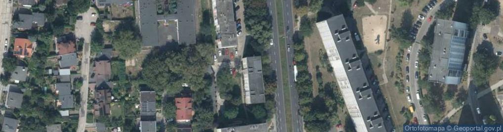 Zdjęcie satelitarne Santocka ul.