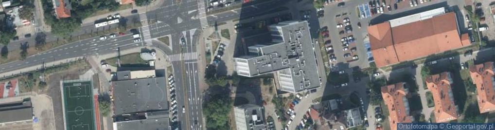 Zdjęcie satelitarne Santocka ul.