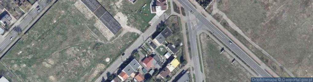 Zdjęcie satelitarne Saperska ul.
