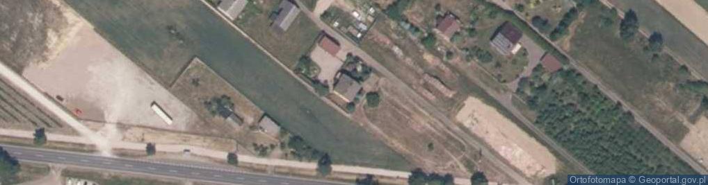 Zdjęcie satelitarne Ścieki ul.