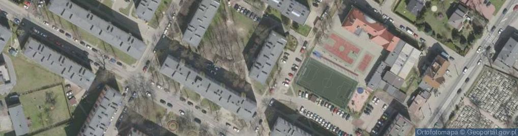 Zdjęcie satelitarne Sejmu Śląskiego ul.
