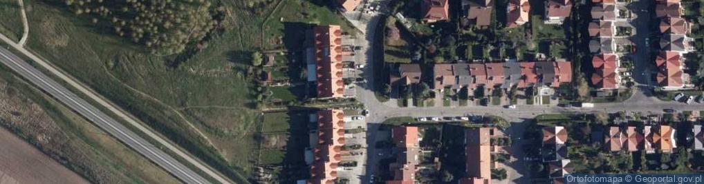 Zdjęcie satelitarne Serbska ul.
