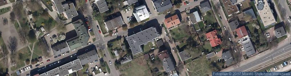 Zdjęcie satelitarne Siedzibna ul.