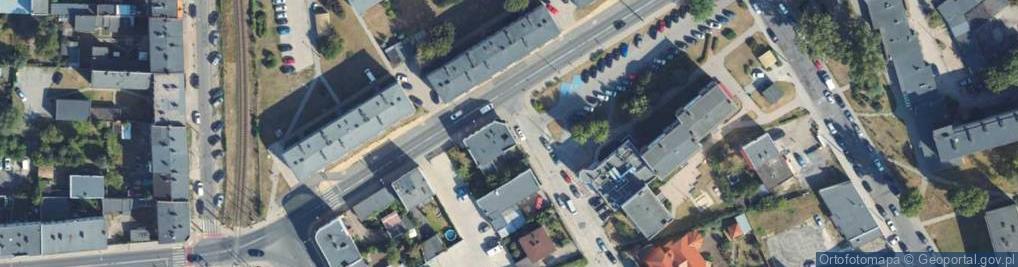 Zdjęcie satelitarne Skargi Piotra, ks. ul.