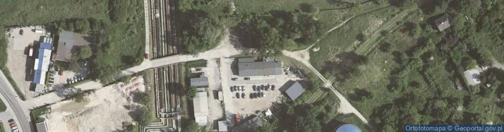 Zdjęcie satelitarne Skręcona ul.