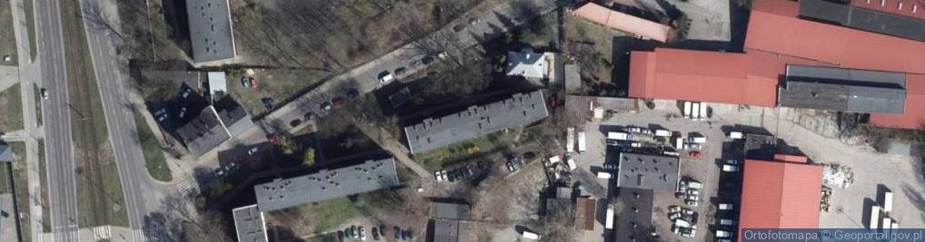 Zdjęcie satelitarne Skrzywana Stefana, inż. ul.
