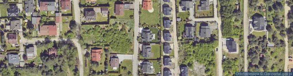 Zdjęcie satelitarne Skowronków ul.