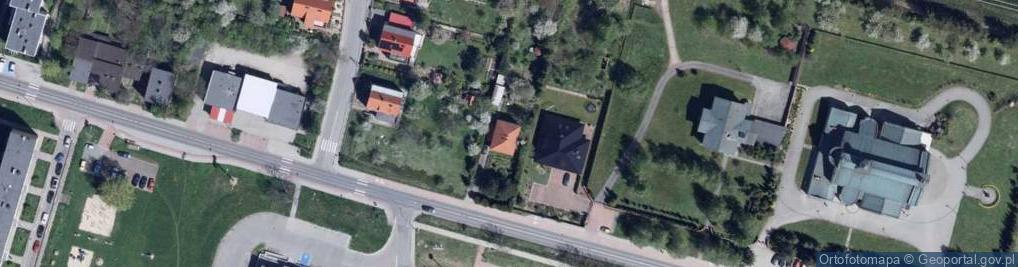 Zdjęcie satelitarne Skowrońskiego, ks. ul.
