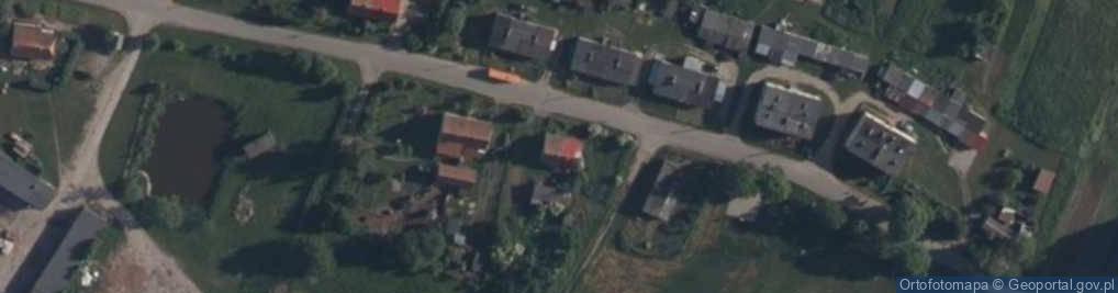 Zdjęcie satelitarne Skomack Wielki Osada ul.