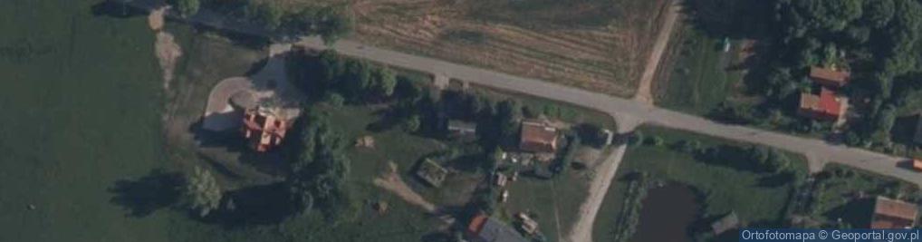 Zdjęcie satelitarne Skomack Wielki Osada ul.