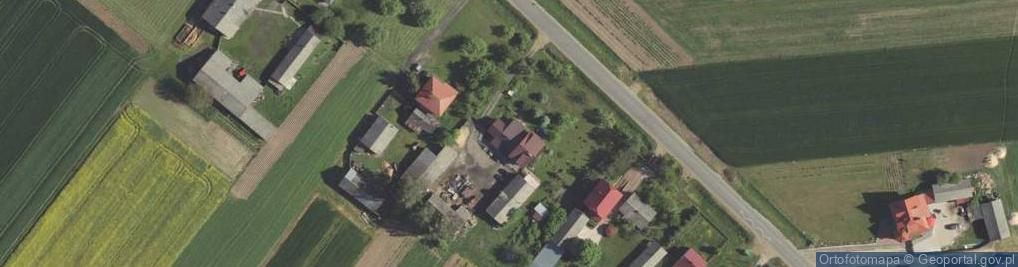 Zdjęcie satelitarne Skrzynice-Kolonia ul.