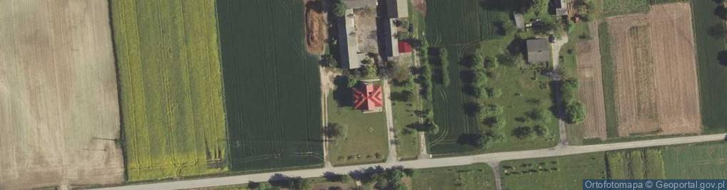 Zdjęcie satelitarne Skrzynice Pierwsze ul.