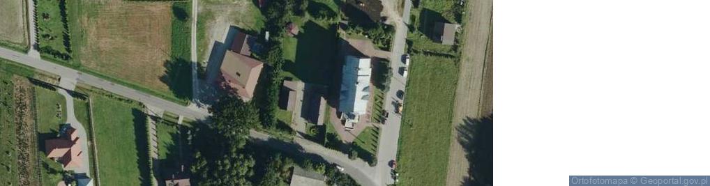 Zdjęcie satelitarne Skrzyszów ul.