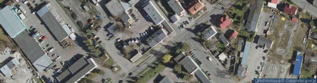 Zdjęcie satelitarne Skocka ul.