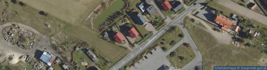 Zdjęcie satelitarne Skocka ul.