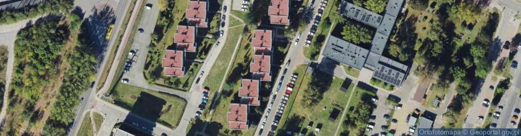 Zdjęcie satelitarne Sławka Walerego ul.