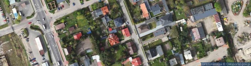 Zdjęcie satelitarne Słowackiego Juliusza ul.