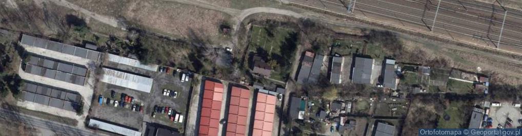 Zdjęcie satelitarne Służbowa ul.